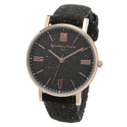 新品 2年保証 送料無料 Salvatore Marra サルバトーレマーラ 腕時計 SM18115 SM18115-PGBK レディース 女性 スワロフスキー クリスタル ステンレス レザー メッシュベルトも付属 クォーツ 電池式 日本製 ピンクゴールド ブラック