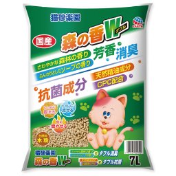 アース ペット 猫砂楽園 森の香ダブル 7L 猫用品 ねこグッズ ペットグッズ ペット用品 猫砂