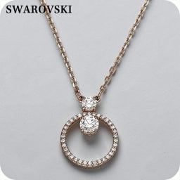 スワロフスキー ネックレス レディース ブランド SWAROVSKI 5701585 ローズゴールド アクセサリー