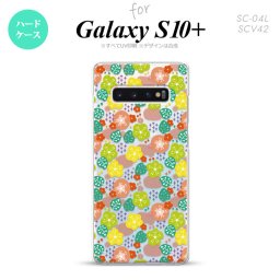 SC-04L SCV42 Galaxy S10+ スマホケース ハードケース 花柄 春 ピンク メンズ レディース nk-s10p-1705