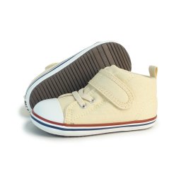 コンバース CONVERSE スニーカー シューズ ベビー オールスター V-1 ナチュラルホワイト 生成 白系 BABY ALL STAR V-1 出産祝 ファーストシューズ