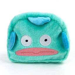 ナガノ×サンリオキャラクターズ フェイスポーチ ハンギョドン ポーチ ぬいぐるみ