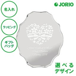 名入れ ミラープレート オーバル 鏡 ラッピング ギフトバッグ プレゼント 創立 周年 記念 卒業 卓上 デスククロック トロフィー 父の日 母の日 誕生日 夫婦 結婚祝い 入学祝い 新築祝い 開店祝い 敬老の日 名入れギフトの日