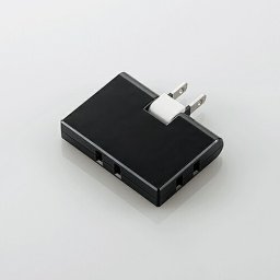 エレコム T-TR03-2300BK トリプルタップ(コーナータイプ) ブラック