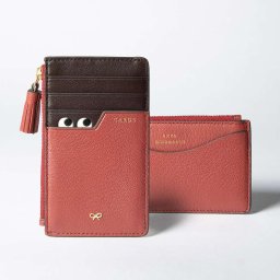 アニヤ ハインドマーチ ANYA HINDMARCH 5050925 195539 カードケース レディース ピーピング アイズ ビジネス レザー カードホルダー フラグメントケース ロゴ パスケース
