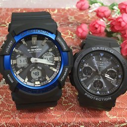 カシオ 恋人たちのGショック ペアウォッチ G-SHOCK BABY-G GAW-100B-1A2JF BGA-2500-1AJF 電波ソーラー 送料無料 国内正規品 記念日 誕生日 プレゼント お揃い ブラック 黒 クリスマス お祝い 結婚 婚約 20代 30代 40代 50代 カップル 夫婦