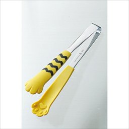 卓上トング きゃっちだにゃん 1191・黄しま  キッチン キッチン雑貨  内祝 内祝い お祝 御祝 記念品 出産内祝い プレゼント 快気祝い 粗供養 引出物