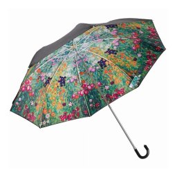 ユーパワー 晴雨兼用名画折りたたみ傘 クリムト フラワーガーデン AU-02506 クリムト フラワーガーデン 傘【送料無料】
