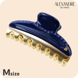 アレクサンドル ドゥ パリ ヘアクリップ レディース ブランド ALEXANDRE DE PARIS VENDOME M クリップ スワロフスキー ICCM-15571-03-M5