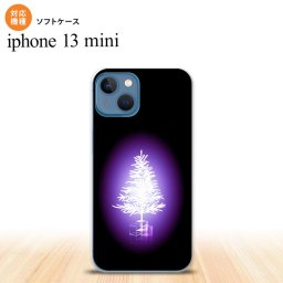 iPhone13mini iPhone13 mini ケース ソフトケース ツリー 紫 iPhone ミニ 5.4インチ  おしゃれ かわいい メンズ レディース キッズ デザインたくさん nk-i13m-tp628