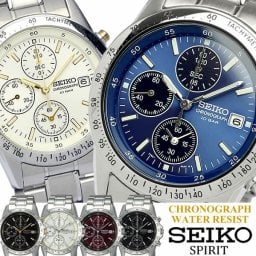 【SEIKO SPIRIT】 セイコー スピリット 腕時計 メンズ クロノグラフ メタル 10気圧防水 SBTQ うでどけい ウォッチ Men's 【国内正規品】