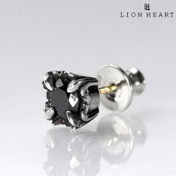 ライオンハート ピアス メンズ ブランド ベーシック スターリングシルバー スタッド 片耳用 01EA0181BK アクセサリー