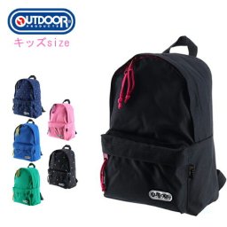 アウトドアプロダクツ リュックサック デイパック リュック キッズ コーデュラナイロン OUTDOOR PRODUCTS 62314 黒 通園 遠足 メンズ レディース キッズ プレゼント ギフト ラッピング無料 B5 7リットル 幼稚園