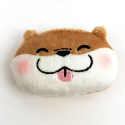可愛い嘘のカワウソ ぬいぐるみバッジ なんちゃって 約7cm