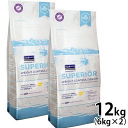フィッシュ4ドッグ FISH 4 DOGS スーペリア ウェイトコントロール 12kg（6kg×2） 無添加 ドッグフード 成犬用 グレインフリー 穀物不使用 魚