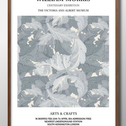 ウィリアム モリス オリジナル商品 A3 サイズ ポスター アート おしゃれ 絵画 インテリア 北欧 イラスト マット紙 艶消し アートパネル 額 フレーム デザイン 壁掛け ギフト 新築祝い ディスプレイ 引越し祝い　新生活　空間デザイン 