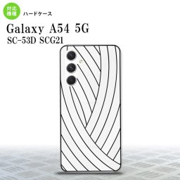 Galaxy A54 5G Galaxy A54 5G 背面ケース カバー ステンドグラス風 おしゃれ 帯 ホワイト ステンドグラス風 2023年 5月発売 nk-a54-sg48