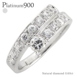 指輪 プラチナ プラチナ900 pt900 ダイヤモンド ダイヤ 0.6ct SIクラス エタニティリング ハーフエタニティリング 婚約指輪 ring 刻印 レディース ジュエリー アクセサリー  プレゼント ギフト 人気 おすすめ 送料無料