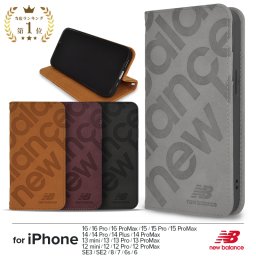 ラッピング無料 送料無料 【 ニューバランス New Balance 正規品 スタンプロゴスエード 手帳ケース 】 スマホケース iPhone ケース newbalance iphone16 16pro 16promax 15 15pro 15promax 14 13 12 ケース 手帳型 iphone se ブランド iphone 16se スエード