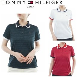 トミーヒルフィガー ゴルフ レディース ロゴジャカード ポロシャツ TOMMY HILFIGER GOLF THLA627 2026年春夏モデル お誕生日祝い お祝い 記念品 30代 40代 50代 60代 母の日 お母さん 還暦祝い 敬老の日 彼女 人気プレゼント プレゼント
