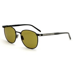 サンローラン SAINT LAURENT サングラス ノーズパット UVカット アイウェア ボストン SL747-009 メンズ レディース ユニセックス ルテニウム+ブラウン(イエロー) 国内正規品