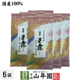 日本茶 お茶 煎茶 茶葉 深蒸し玉露茶 100g×6袋セット <BR><BR>送料無料 煎茶 国産 緑茶 ギフト 敬老の日 プチギフト お茶 2026 内祝い お返し プレゼント 還暦祝い 男性 女性 父 母 贈り物 香典返し お土産 おみやげ お祝い 誕生日 祖父 祖母 お礼 夫婦