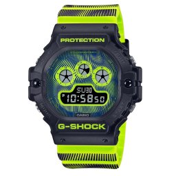 CASIO G-SHOCK カシオ Gショック 3つ目デザイン 存在感 カッコいい おしゃれ ファッション カジュアル スタイリング メンズ 父の日 レディース 母の日 腕時計 手表 デジタル 近未来的デザイン 蛍光カラー イエロー ブラック 成人 卒業 入学