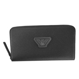 エンポリオアルマーニ EMPORIO ARMANI 長財布 ラウンドファスナー YEME49 81072 Y019V ブラック
