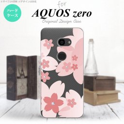 AQUOS zero アクオス ゼロ 801SH スマホケース カバー ハードケース 花柄・サクラ ライトピンク nk-801sh-058[スマホ,スマホケース,スマホカバー,ケース,カバー,ジャケット]