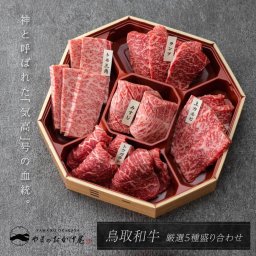 【希少部位5種 焼肉セット】鳥取和牛 500g 　ギフト 贈答 和牛 牛肉 焼肉