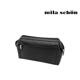 【mila schon】197207 ミラショーン ネロ クラッチバッグ セカンドバッグ 日本製 レザー 牛革 使いやすい コンパクト メンズ プレゼント ギフト ブラック