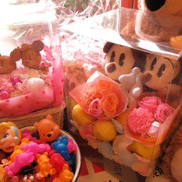 ディズニー　フラワーギフト　オールド　ミッキー　ミニー　　プリザーブドフラワー　花束　プリザーブドフラワー　ケース付き
