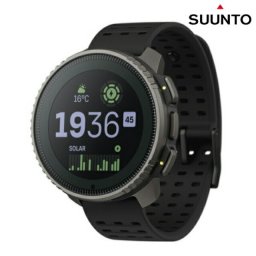 スント バーティカル チタニウム ソーラー 充電式クオーツ スマートウォッチ メンズ レディース チタン SUUNTO SS050858000 ブラック 黒 記念品 ギフト
