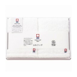 apide ふわリッチ 無撚糸フェイスタオル2枚セット(ホワイト) IMF-240W 日用品雑貨 文房具 手芸 タオル セット タオル【送料無料】