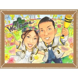 ウェルカムボード 似顔絵 贈り物 ギフト プレゼント 手描き 名入れ 結婚式 ウェルカムボード 婚礼 結婚祝い ウェディング 新婦 新郎 両親 カップル 修正無料 名入れ 下書き確認 似てる 実績多数 宝物 サプライズ ウェディング ブライダル 一生もの 思い出 ホワイトデー カラフル 卒寿祝い 快気祝い キレイ オーダーメイド 感謝 傘寿祝い メモリアル 二次会
