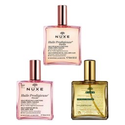 ニュクス プロディジュー オイル3点セット/ 100ml  ＋  フローラル オイル 100ml  ＋  50ml    |  NUXE  ボディオイル 美容グッズ コスメ化粧品 誕生日 クリスマス ホワイトデー 結婚記念日 ウエディングギフト 母の日 送別会 バレンタインデー 女性 彼女 妻奥さん 母お母さ