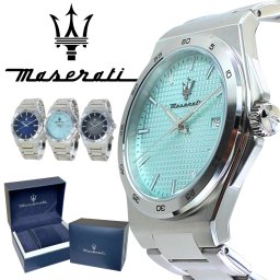 MASERATI 正規品 マセラティ 腕時計 メンズ 40mm デイト カレンダー ステンレス ブルー ブラック クオーツ ビジネス 就職祝い 退職 誕生日 記念日 ギフト プレゼント 成人 卒業 入学
