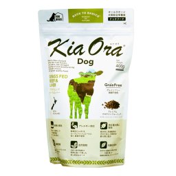 キアオラ KiaOra ドッグフード グラスフェッドビーフ＆レバー 400g 犬 ドライフード 総合栄養食 無添加 グレインフリー 全年齢用 オールブリード