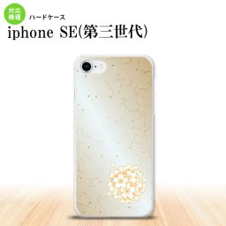 iPhoneSE 3 iPhoneSE 3 スマホケース ハードケース 和柄 サクラ 黄 メンズ レディース nk-ise3-1272