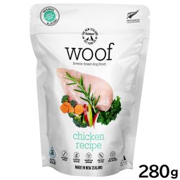 WOOF（ワフ） フリーズドライ ドッグフード チキン 280g 犬 ごはん 無添加