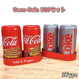 コカコーラ COKE S&P セット かわいい 塩こしょう 容器 正規ライセンス品 キッチン ダイエットコーラ ビンテージ アメリカン 雑貨 赤 ミニ インテリア おしゃれ 可愛い カフェ 店舗