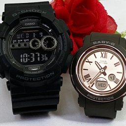 カシオ 恋人たちのGショック ペアウォッチ G-SHOCK BABY-G GD-100-1BJF BGA-290-5AJF 電池式 送料無料 国内正規品 記念日 誕生日 プレゼント お揃い ブラック 黒 ブラウン 茶 クリスマス お祝い 結婚 婚約 20代 30代 40代 50代 カップル 夫婦