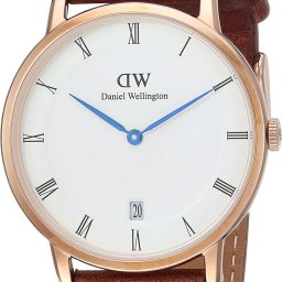 ２年保証 送料無料 新品 Daniel Wellington ダニエル ウェリントン DW 腕時計 Dapper St mawes ダッパー セイントモーズ DW00100091 メンズ レディース ユニセックス ステンレス レザー ローズゴールド ブラウン 金 茶 クォーツ 電池式
