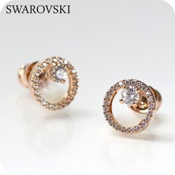 スワロフスキー ピアス レディース ブランド SWAROVSKI Constella スタッド スワロフスキー 両耳用 5692263 ローズゴールド アクセサリー