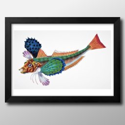 海洋生物 ビンテージイラスト A3 サイズ ポスター アート おしゃれ 絵画 インテリア 北欧 イラスト マット紙 艶消し アートパネル 額 フレーム デザイン 壁掛け ギフト 新築祝い ディスプレイ 引越し祝い　新生活　空間デザイン 