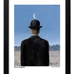 ルネ マグリッド The School Master オリジナル商品 A3 サイズ ポスター アート おしゃれ 絵画 インテリア 北欧 イラスト マット紙 艶消し アートパネル 額 フレーム デザイン 壁掛け ギフト 新築祝い ディスプレイ 引越し祝い　新生活　空間デザイン 
