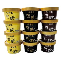 「乳蔵」 北海道アイスクリーム12個入 (110133) ※送料無料(北海道・沖縄・離島への配送不可)