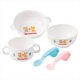 ミキハウス  テーブルウェアセット  46-7152-689  内祝 内祝い お祝 御祝 記念品 出産内祝い プレゼント 快気祝い 粗供養 引出物
