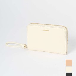 ジルサンダー JIL SANDER J07UI0006 P4841 二つ折り財布 レディース 財布 ミニ財布 コンパクト財布 レザー ウォレット ロゴ入り 小銭入れ ブランド プレゼント ギフト 贈り物 シンプル 誕生日 記念 お祝い ラウンドファスナー 全5色
