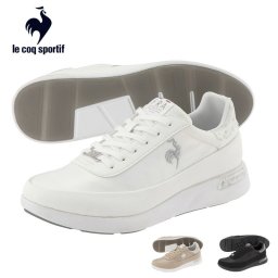 NEWロゴ スニーカー レディースシューズ ルコック le coq sportif ラ セーヴル レースアップ ローカット おしゃれ 女性 婦人靴 運動靴 カジュアル LA SEVRES hrlcqlasevn